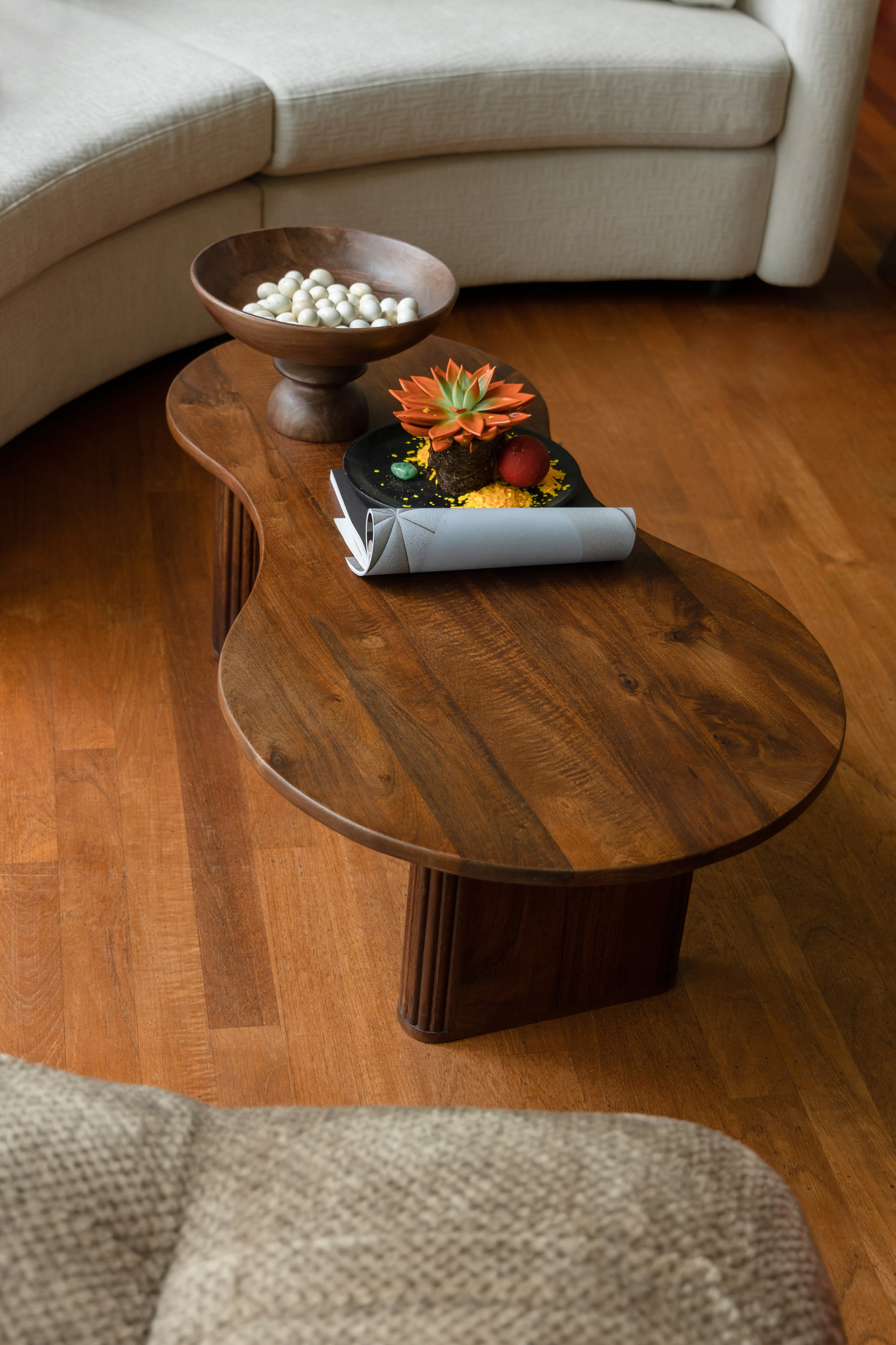Dutchbone Tilon Organic Mango Wood Coffee Table